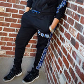 Zeta Black Tapered Joggers (Unisex Size)